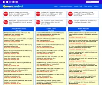 Govexamalert.com(Result 2019 Letest Jobs) Screenshot