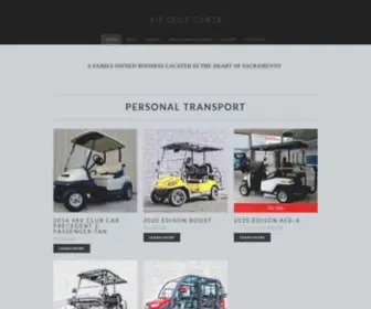 Govipgolfcarts.com(VIP GOLF CARTS) Screenshot