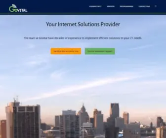 Govital.net(Govital Internet) Screenshot