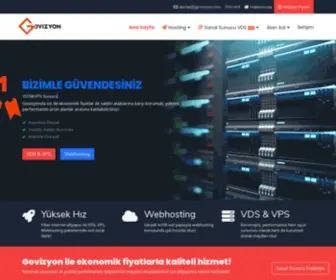 Govizyon.com(Webhosting ve VDS Sanal Sunucu Hizmetleri) Screenshot