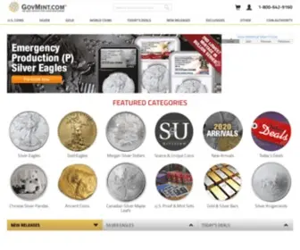 GovMint.com(Collectible United States (USA) Mint Coins) Screenshot