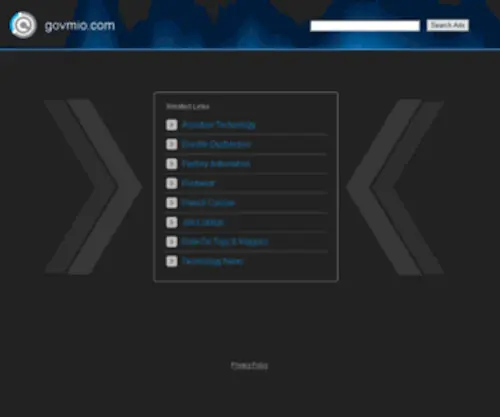 GovMio.com(Affiliate Page) Screenshot