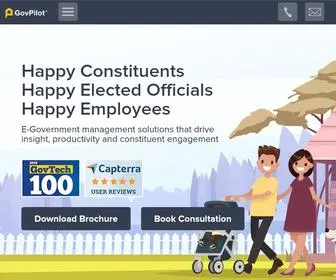 GovPilot.com(Modern Government Management Software for Local Government) Screenshot