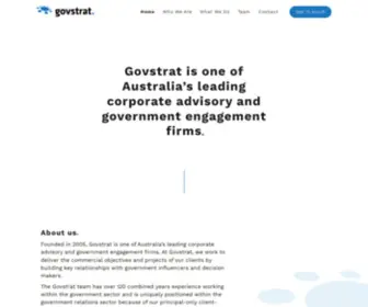 Govstrat.com.au(Australia's Leading Corporate and Government Advisors) Screenshot