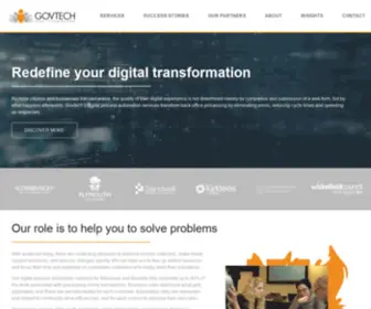 Govtech.co.uk(Govtech Solutions) Screenshot