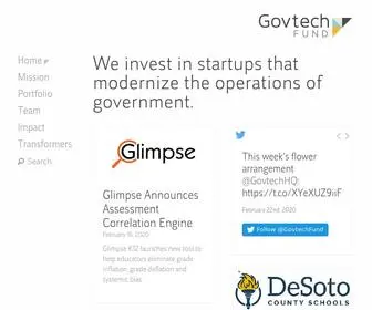 Govtechfund.com(The Govtech Fund) Screenshot