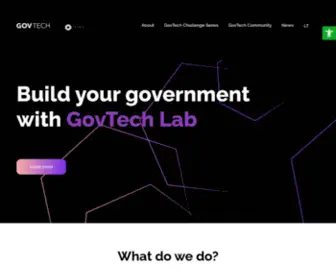 Govtechlab.lt(Build your government with GovTech) Screenshot