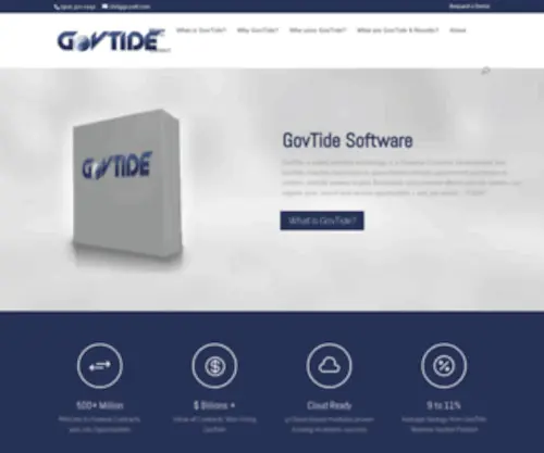 Govtide.com(An Economic Development Engine) Screenshot