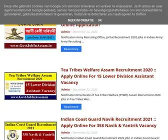 Govtjobinassam.in(Govt Job In Assam.In) Screenshot