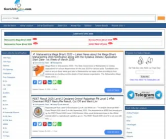 Govtjobindia.com(Sarkari Naukri India) Screenshot