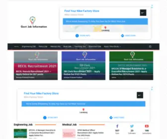 Govtjobinformation.in(Govt Job Information) Screenshot