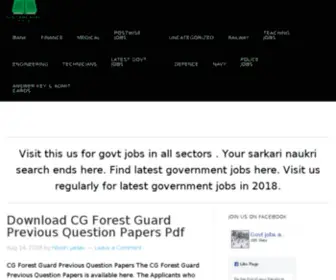 Govtjobs.net.in(Govt jobs alerts & Sarkari Naukri Updates) Screenshot