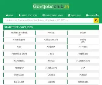 Govtjobsclub.in(Govt Job Club) Screenshot