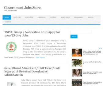 Govtjobsstore.com(Home 1) Screenshot
