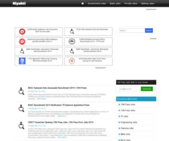 Govtniyukti.com(Free job alerts Government) Screenshot