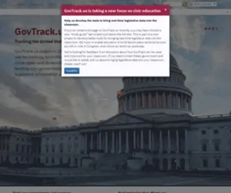 Govtrack.us(Tracking the U.S) Screenshot