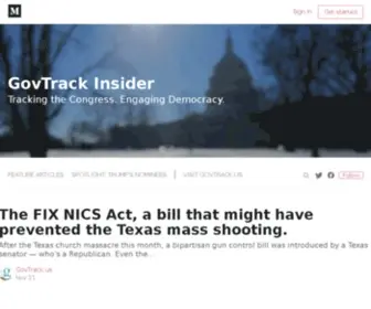 Govtrackinsider.com(Govtrack insider) Screenshot