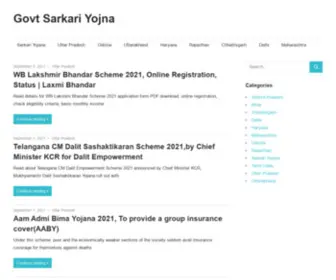 GovtsarkariyojNa.com(The website) Screenshot