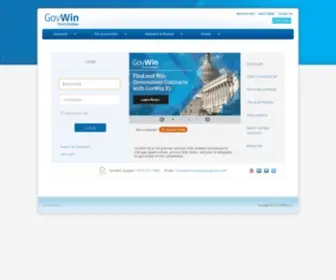 GovWin.com(GovWin) Screenshot