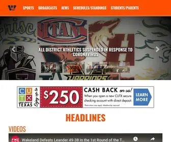 Gowakelandwolverines.com(Wakeland High School (Frisco) Screenshot