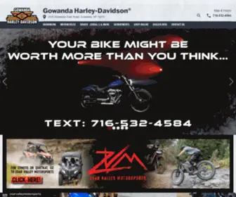 Gowandaharley.com(Gowanda Harley) Screenshot