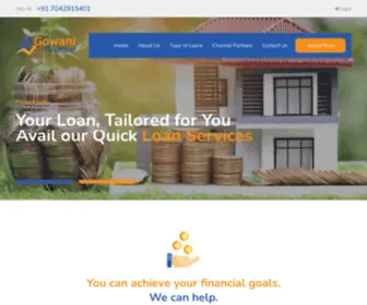 Gowanifinances.com(Gowani Finance) Screenshot