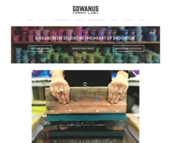 Gowanusprintlab.com(Gowanus Print Lab) Screenshot