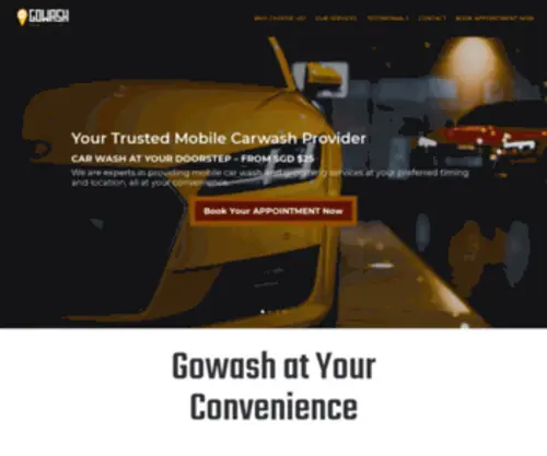 Gowash.sg(Your #1 Trusted Mobile Car Detailing Company) Screenshot