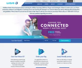 Gowaveg.com(Gigabit Fiber Internet) Screenshot