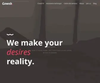 Goweb.fr(Design d'interfaces) Screenshot