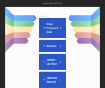 Gowebmail.net(Gowebmail) Screenshot