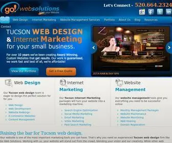 Gowebsolutions.com(Tucson Web Design & Internet Marketing) Screenshot