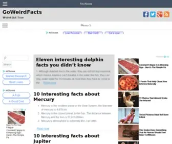 Goweirdfacts.com(龙8网手机版国际) Screenshot