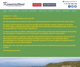 Gowercamping.co.uk(Kennexstone Camping and Touring Park) Screenshot