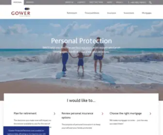 Gowerfinancialservices.com(Local Financial Services & Insurance Solutions) Screenshot