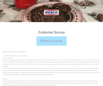 Gowescowelisten.com(Wesco Customer Survey) Screenshot