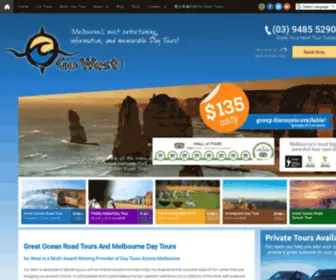 Gowest.com.au(Melbourne Day Tours) Screenshot