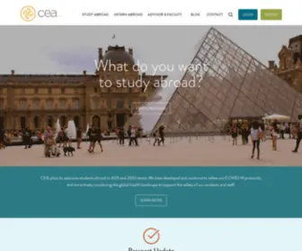 Gowithcea.com(Study Abroad Programs) Screenshot