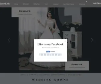 Gownlink.com(Christian Wedding gowns online in india) Screenshot