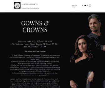 Gownsandcrowns.com(Gowns & Crowns) Screenshot