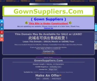 Gownsuppliers.com(Gownsuppliers) Screenshot