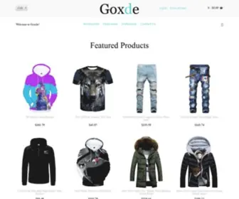 GoxDe.com(The premium domain name) Screenshot