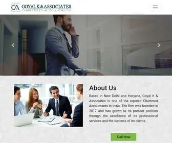 Goyalk.com(Goyal k And Associate) Screenshot