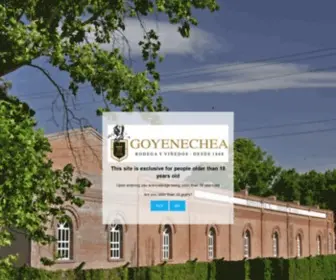 Goyenechea.com(Vinos) Screenshot