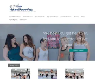 Goyogaexpress.com(Fitness Yoga Classes to feel and look your best) Screenshot