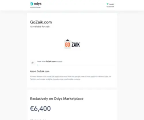 Gozaik.com(Gozaik) Screenshot