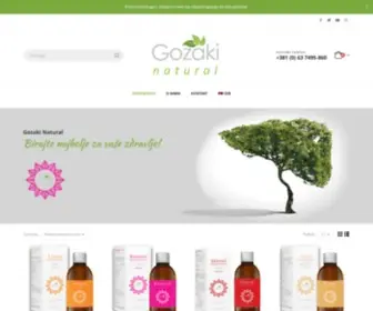 Gozakinatural.rs(Gozaki Natural) Screenshot