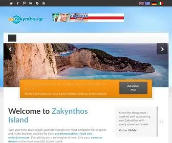 Gozakynthos.gr(All the information for your holidays and accommodation in Zakynthos) Screenshot