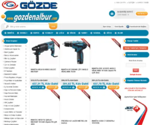 Gozdenalbur.com(Makita El Aletleri) Screenshot
