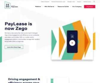 Gozego.com(Zego is a property management automation company) Screenshot